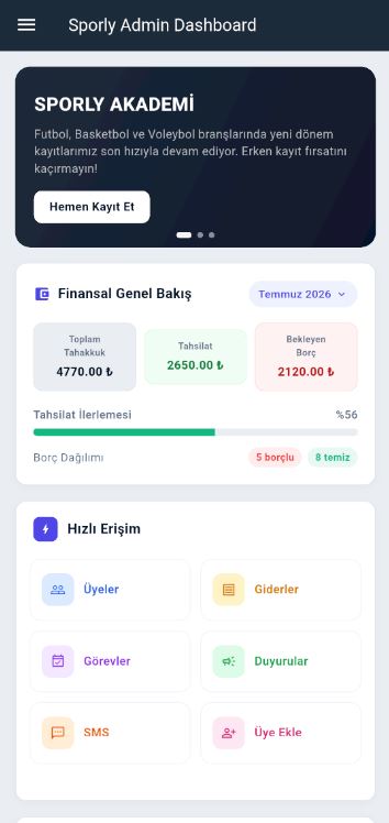 Admin Paneli Uygulaması